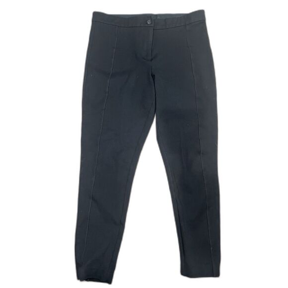 Karl Lagerfeld Paris Black Pants Size M Stitching Line Detail Night out Business - Picture 1 of 5